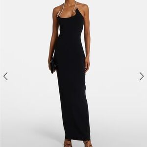 Christopher Esber Levitate Pearl Embellished Maxi Dress Size L